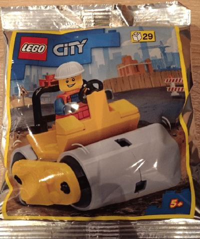 LEGO Worker with Road Roller foil pack (952210-1) set, 2022