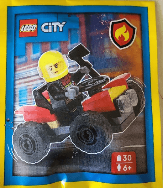LEGO Firefighter with Quad paper bag (952409-1) set, 2024