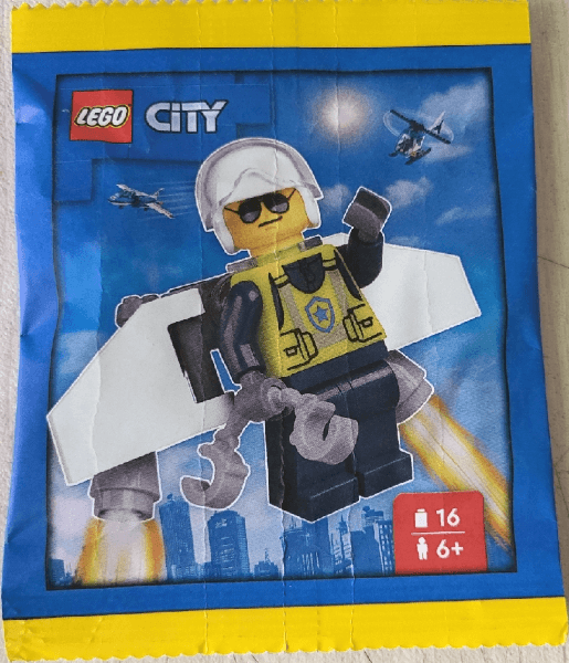 LEGO Police Officer with Jet Pack paper bag (952507-1) set, 2025