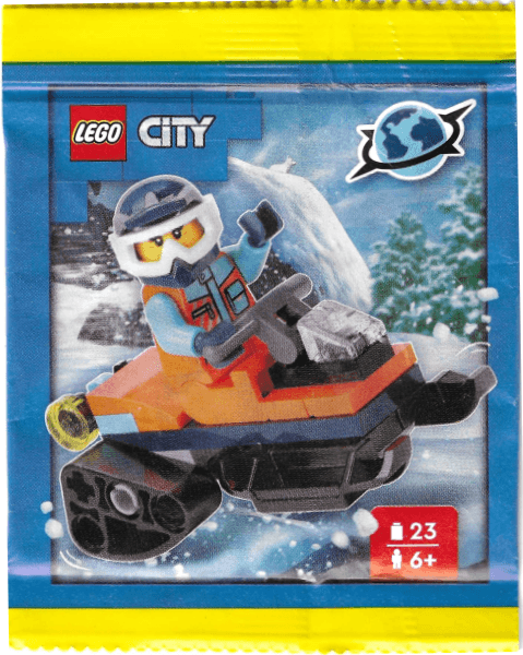 LEGO Arctic Explorer with Snowmobile paper bag (952512-1) set, 2025