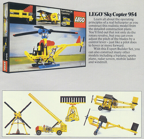 LEGO Sky Copter (954-1) set, 1978