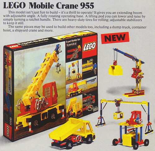 LEGO Mobile Crane (955-1) set, 1979