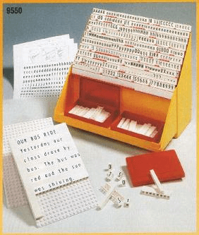 LEGO Typesetter's Shop (Composing Set) - English Version (9550-1) set, 1990