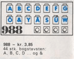 LEGO Alphabet Bricks (988-1) set