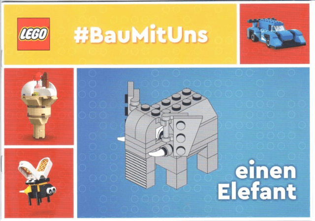 LEGO BauMitUns einen Elefant (German) (BMU01-1) set, 2020