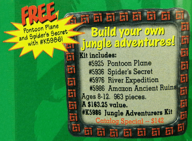 LEGO Jungle Adventurers Kit (K5986-1) set, 1999