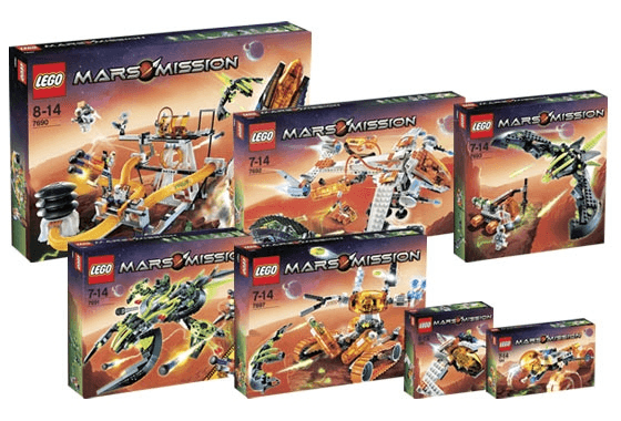 LEGO Mars Mission Collection (K7690-1) set, 2008