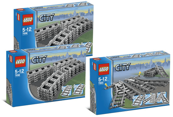 LEGO Oval Track for RC Trains (K7895-1) set, 2006
