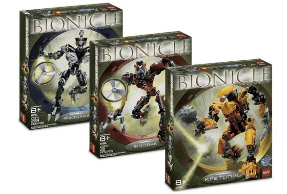 LEGO Titans Collection (8755, 8756, 8761) (K8755-1) set, 2005
