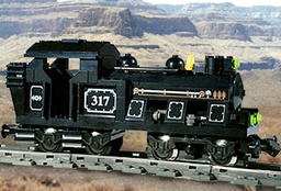 LEGO Large Train Engine Black (KT105-1) set