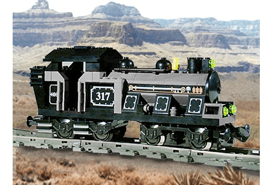 LEGO Large Train Engine Gray (KT107-1) set, 2001
