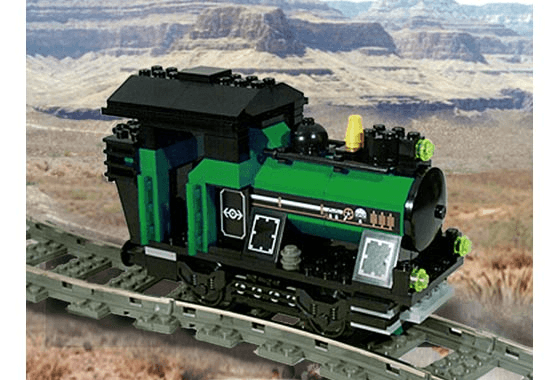 LEGO Small Train Engine Green (KT304-1) set, 2001