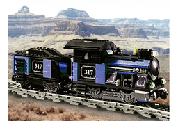 LEGO Small Train Engine with Tender Blue (KT403-1) set