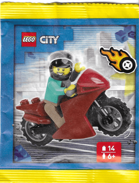 LEGO Stunt Driver with Motorcycle paper bag (L0002222-1) set, 2026