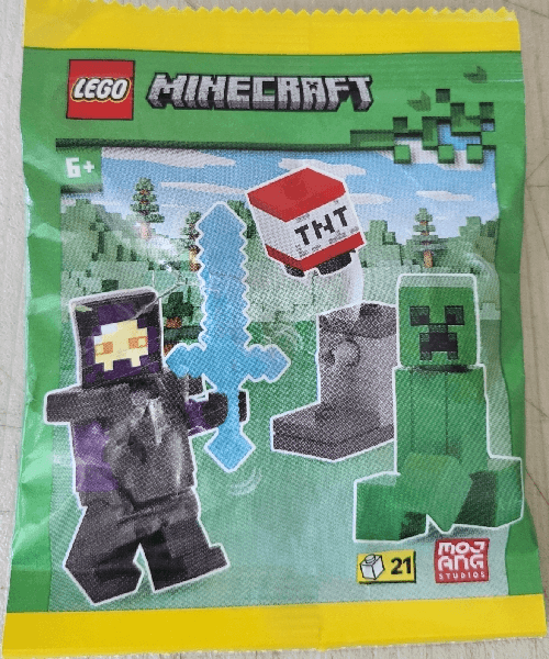 LEGO Realm Raider with Creeper and TNT Launcher paper bag (L0002247-1) set, 2026