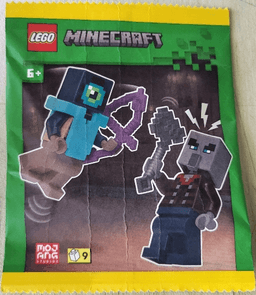 Hero with Illager paper bag