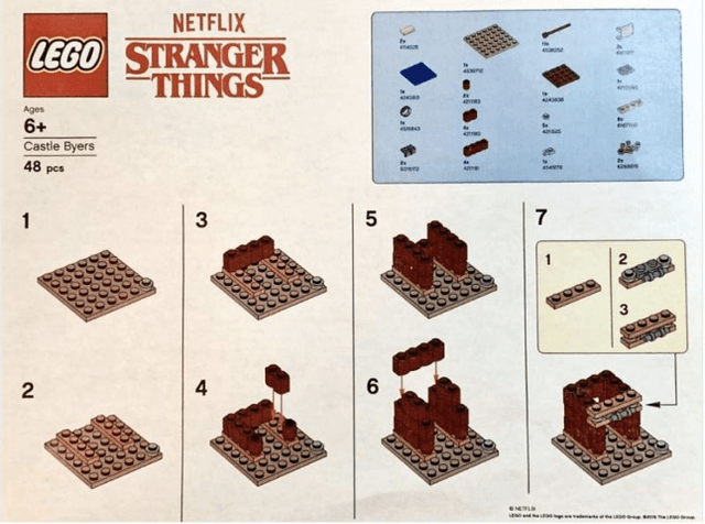 LEGO LEGO Brand Store Exclusive Build - Stranger Things Castle Byers (ST-1) set, 2019