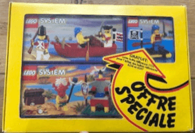 LEGO Pirates Bundle Pack (Copack of Sets 1733, 6236, and 6247) (VP35-1) set, 1994