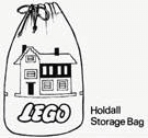 LEGO Holdall Storage Bag {UK Release} - House Pattern (bb0173-2) set, 1972