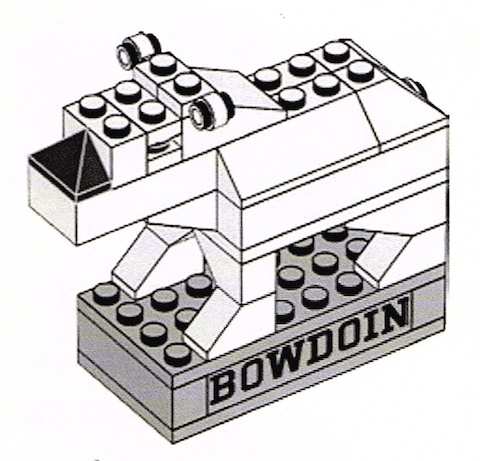 LEGO Polar Bear - Bowdoin College Exclusive (bowdoin-1) set, 2013