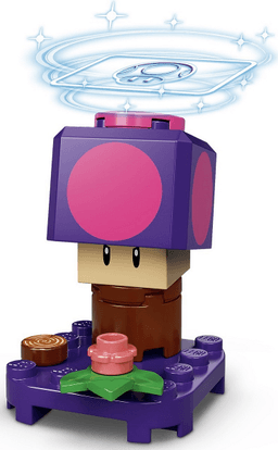 LEGO Poison Mushroom, Super Mario, Series 2 (Complete Set) (char02-7) set
