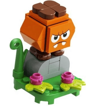 LEGO Goombrat, Super Mario, Series 4 (Complete Set) (char04-7) set, 2022