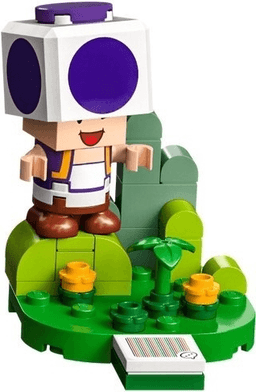 LEGO Purple Toad, Super Mario, Series 5 (Complete Set) (char05-3) set
