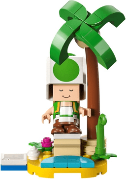 LEGO Green Toad, Super Mario, Series 6 (Complete Set) (char06-2) set