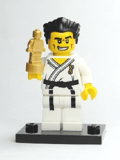 Karate Master, Series 2 (Complete Set with Stand and Accessories)