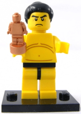 LEGO Sumo Wrestler, Series 3 (Complete Set with Stand and Accessories) (col03-7) set, 2011