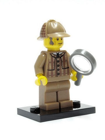 LEGO Detective, Series 5 (Complete Set with Stand and Accessories) (col05-11) set, 2011