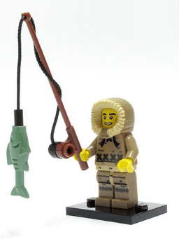 Ice Fisherman, Series 5 (Complete Set with Stand and Accessories)