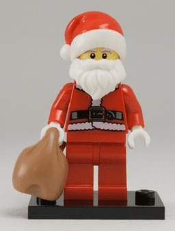 Santa, Series 8 (Complete Set with Stand and Accessories)