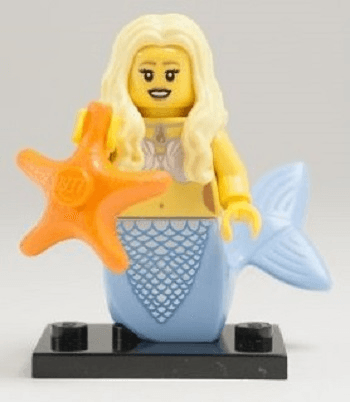 LEGO Mermaid, Series 9 (Complete Set with Stand and Accessories) (col09-12) set, 2013