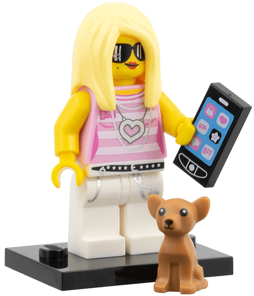 LEGO Trendsetter, Series 10 (Complete Set with Stand and Accessories) (col10-14) set, 2013