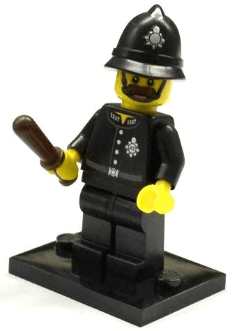 LEGO Constable, Series 11 (Complete Set with Stand and Accessories) (col11-15) set, 2013