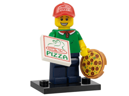 Pizza Delivery Guy, Series 12 (Complete Set with Stand and Accessories)