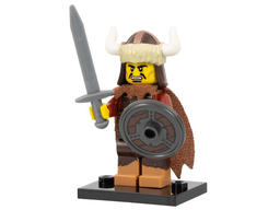 LEGO Hun Warrior, Series 12 (Complete Set with Stand and Accessories) (col12-2) set