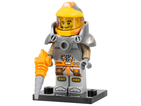 LEGO Space Miner, Series 12 (Complete Set with Stand and Accessories) (col12-6) set, 2014