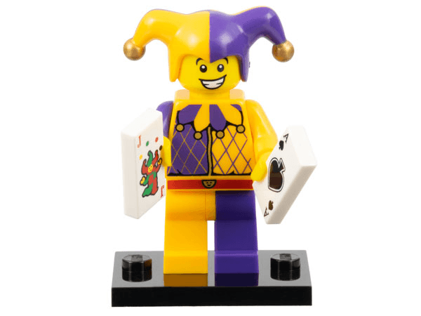 LEGO Jester, Series 12 (Complete Set with Stand and Accessories) (col12-9) set, 2014