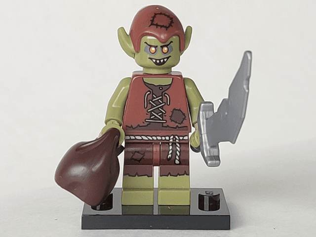 LEGO Goblin, Series 13 (Complete Set with Stand and Accessories) (col13-5) set, 2015