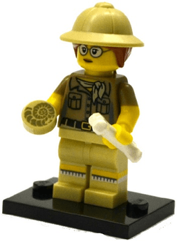 Paleontologist, Series 13 (Complete Set with Stand and Accessories)