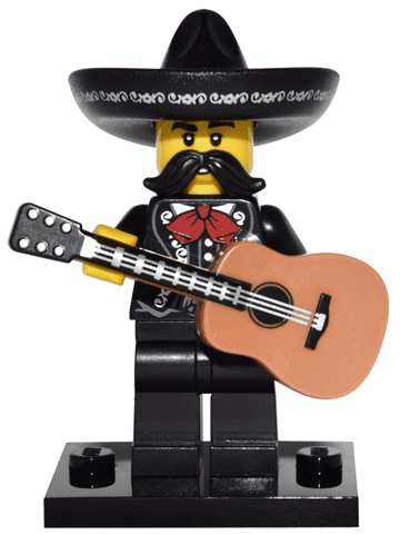 LEGO Mariachi, Series 16 (Complete Set with Stand and Accessories) (col16-13) set, 2016