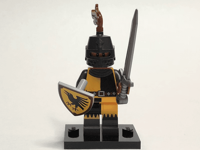 LEGO Tournament Knight, Series 20 (Complete Set with Stand and Accessories) (col20-4) set, 2020