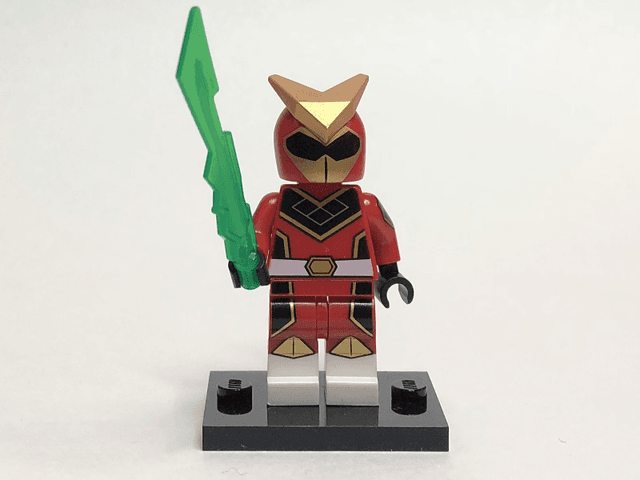 LEGO Super Warrior, Series 20 (Complete Set with Stand and Accessories) (col20-9) set, 2020
