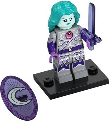 LEGO Night Protector, Series 22 (Complete Set with Stand and Accessories) (col22-7) set, 2022