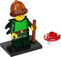 LEGO Forest Elf, Series 22 (Complete Set with Stand and Accessories) (col22-8) set