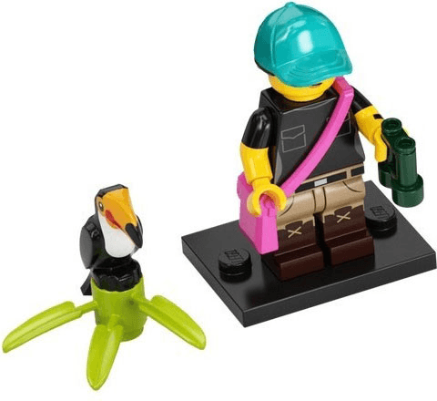 LEGO Birdwatcher, Series 22 (Complete Set with Stand and Accessories) (col22-9) set, 2022
