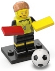 LEGO Football Referee, Series 24 (Complete Set with Stand and Accessories) (col24-1) set, 2023