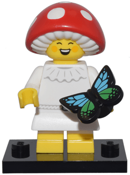Mushroom Sprite, Series 25 (Complete Set with Stand and Accessories)